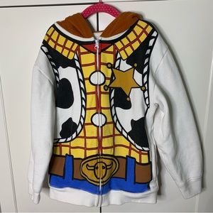 Disney Parks Toy Story Woody Graphic Zipper Hoodie Sweatshirt